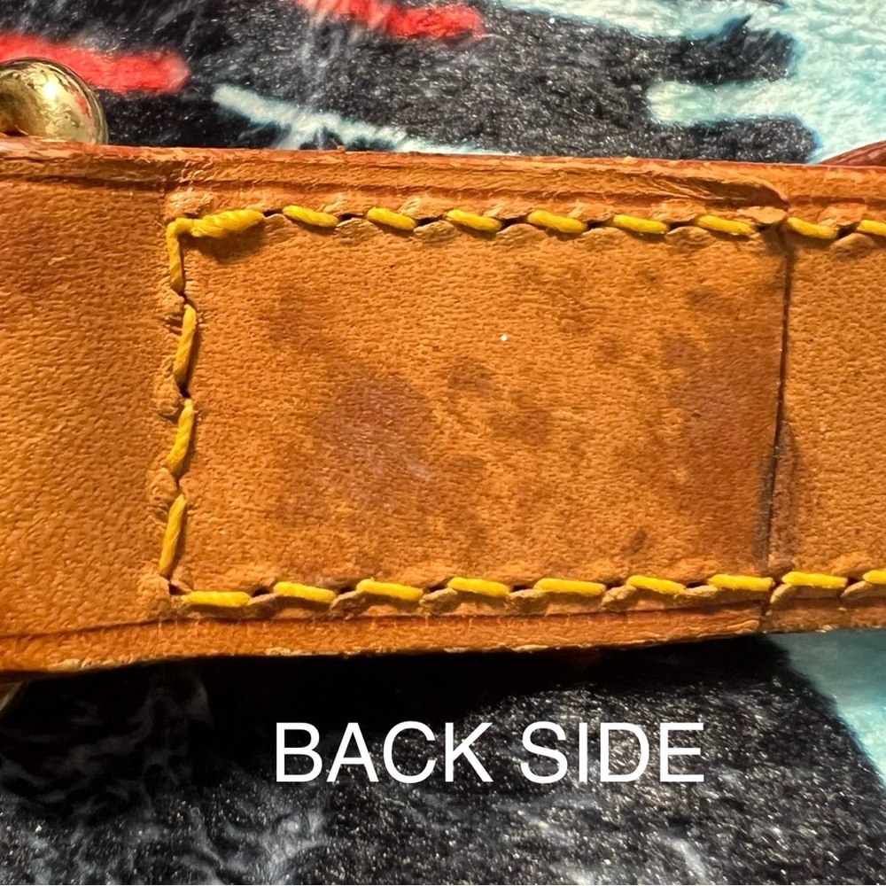 ‼️SOLD‼️LOUIS VUITTON LEATHER STRAP CROSSBODY/ SHOULDER/ DUFFLE BAGS 110”CM - Picture 12 of 12